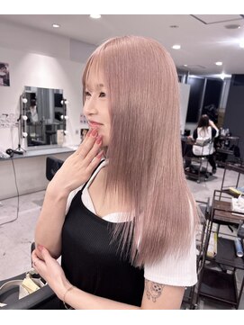 キング 枚方店(K!ng) 縮毛矯正髪質改善ハイライトレイヤーカット枚方美容室エクステ