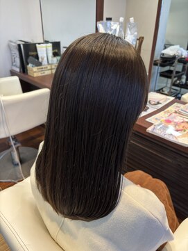 サラ 徳山店(SARA) 暗髪グレージュカラー