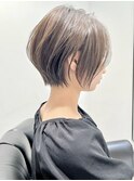 似合わせショート/フェザーショート/細めハイライト