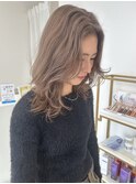 福井　大和田　ハイトーン　ミルクティーベージュ　外国人風