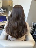 ロングレイヤーミディアムレイヤーカット韓国ヘア顔まわりカット