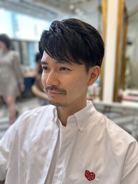 ロンドアベニール 北千住(Lond avenir) スパイキーショートニュアンスパーマスペインカールメンズ北千住