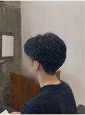 サーフカール/フェザーパーマ/ブルーブラック【都賀/メンズ】
