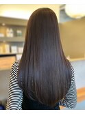 美髪グロッシーストレート