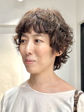 ナループロアツム(Nalu pu loa Tsum) ショートウルフパーマ/ウルフパーマ/外国人風パーマ