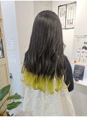 裾カラーイエローグリーン