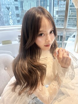 マインバイアフロートギンザ(MYNE by AFLOAT GINZA) レイヤーカット／顔周りカット／マロンベージュ