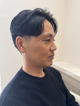 乾かすだけでも決まるセンターパート