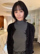 ヤヨイブレインズフェアリー(YAYOI BRAINS fairy)&nbsp;自然にくびれるミディアムレイヤーボブ◎