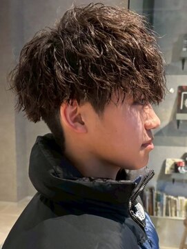 メンズサロン ブロック(Men's Salon bloc) スパイラルパーマ ツーブロック 刈り上げ メンズパーマ 20代