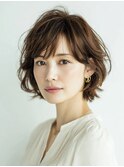 40代・５０代やわらか丸みの大人ショート