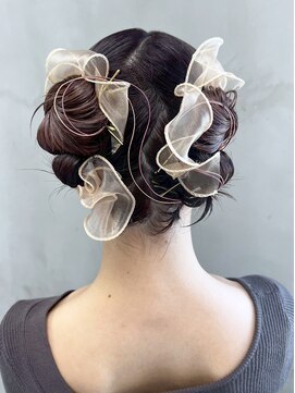 シオン(shion) ミディアム大人ガーリーおくれ毛前髪カット_ba575293