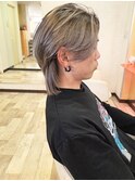 《RIP SOUL》ダブルカラーアッシュベージュセンターパートウルフ