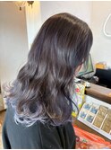 ハイライトバレイヤージュダブルカラーケアブリーチ20代30代