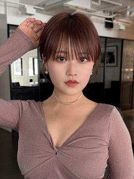 アビー(ABBEY) ショートショートボブショートヘア大人ショート耳掛けショート