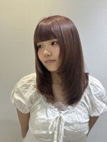 ニューヨークニューヨーク 阪急高槻店(NYNY)&nbsp;レイヤーカット/ピンクベージュ/ブリーチ無しダブルカラー
