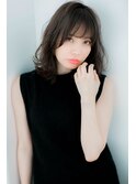 ＊LOREN＊バレイヤージュワンカールデジタルパーマ大人ロブ