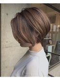 エフォートレス・前下がりショートボブ