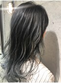 グレイ系バレイヤージュ