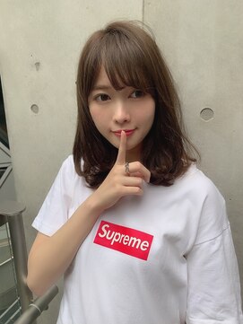 ユーフォリア 新宿通り(Euphoria) 【Euphoria】20代30代40代◎無造作カール　小顔セミディ☆