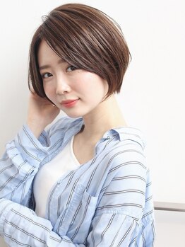 ヘアー アトリエ トゥルー(hair atelier true)の写真/ママ人気も高いtrueの【デザインカット￥4400】再現性の高いショートカットでご自宅でも簡単時短セット★