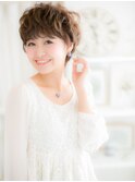 耳かけもキュート☆くせ毛風小顔大人ショートc5上尾10代20代30代