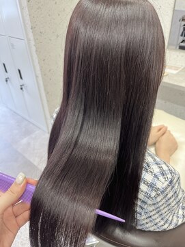 アデプト 北千住店(adept) 【adept北千住 エリスタイル】ラベンダーピンク×髪質改善TR