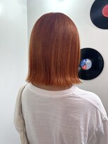 デート 下北沢(DATE)&nbsp;ダブルカラーオレンジベージュカラーケアブリーチ韓国ハイトーン