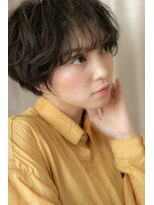 カバーヘア ブリス 上尾西口店(COVER HAIR bliss)&nbsp;ココアベージュ大人ガーリーラウンドマッシュY上尾20代30代40代