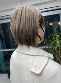 【高木】伸ばしかけショートにまろやかハイトーン◎