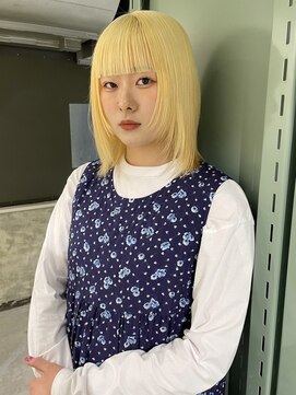 ロジ(loji) ハイトーンブロンド×レイヤースタイル