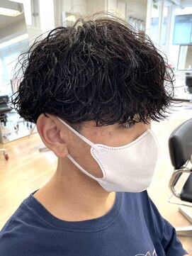 グッドタイムエフティフィフス 横浜西口(GoodTimes ft.fifth) 波巻きスパイラルパーマツーブロックツイストパーマメンズヘア