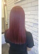 ヘアアートヒサ(HAIR ART hisa)&nbsp;「RYOKO」 30代～40代  韓国風カット×ピンク