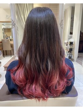 アース 錦糸町店(HAIR&MAKE EARTH) グラデーション×ピンク