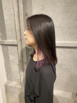 ウブ(ubu) ピンクパープルイヤリングカラー