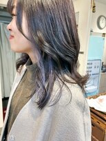 テトラ バイ ネオリーブ 横浜西口店(tetra by neolive)&nbsp;グレージュ×ラベンダーインナーカラー☆横浜