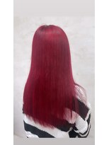 イル(iLu.)&nbsp;チェリーレッド/ロングストレート