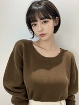 ワンマイル 八潮店(one mile)&nbsp;丸みショートカット＊ナチュラルブラック【onemile八潮店】