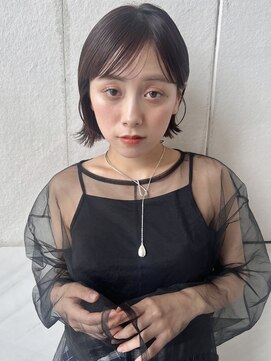 トリコ ショップアンドヘアサロン(tricot shop hair salon) 外はねボブ/ぷつっとボブ／タイトボブ/暖色カラー