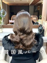 アミー 銀座(Ammy)&nbsp;#コテ巻き風パーマ #パーマロング#韓国風パーマ#デジタルパーマ