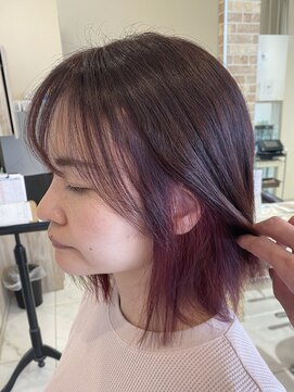 グランデュール 焼津店(GRANDEUR) イヤリングカラー インナーカラー インナーカラーピンク