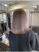 ハイライト×アッシュベージュ