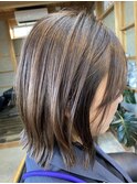切りっぱなしボブ