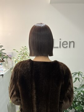 リアン(Lien) 大人ぷつっとボブ　miyu