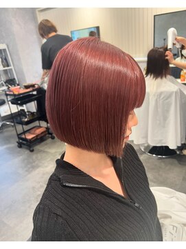 フィーネ 横浜(Fi -Ne) パツッとピンクボブ