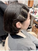 レトロヘアフィンガーウェーブ大正ロマンウェーブ