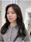 透明感color 顔まわり　layer cut