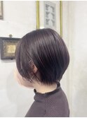 コンパクトショート×ラベンダーベージュ/lamp 清水