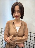ボブ/ショートボブ/デザインカット/似合わせ/透明感