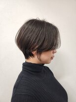 美容室ポール 西葛西店(PAUL) ショートヘア 耳掛け 黒髪